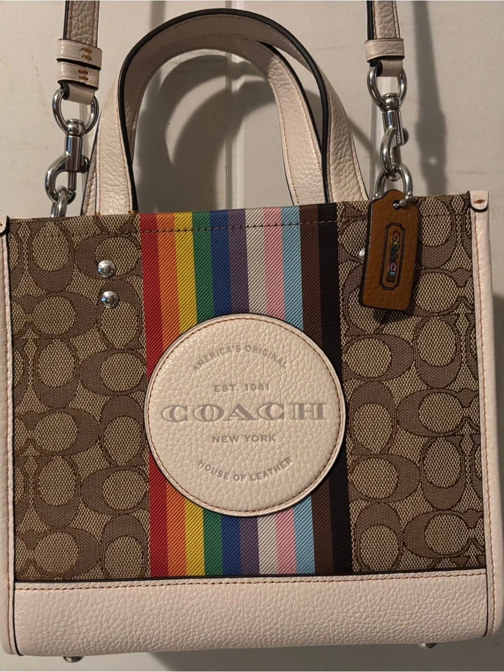 Coach Dempsey Carryall Pride Collection NWT